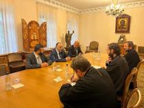 وزير الأوقاف الشيخ د. محمد عبدالستار السيد يلتقي في بداية زيارته للعاصمة الروسية #موسكو