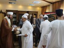 استقبل  وزير الأوقاف الشيخ د. محمد عبد الستار السيد في مكتبه الأئمة والخطباء من محافظة  ريف دمشق 